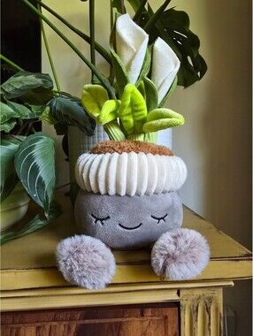 NWOT Greenhouse by Peace Lily Plant Plushie 12"